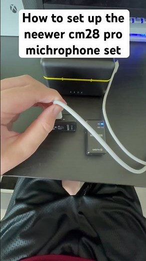 How to set up the Neewer Mc28 pro wireless microphone set