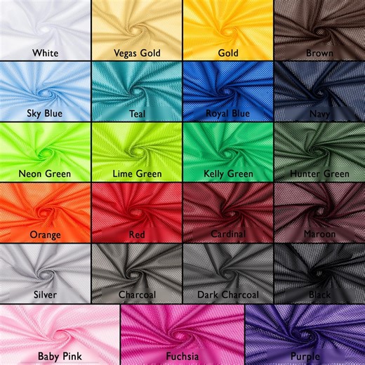 Micro Mesh Jersey Fabric - 60" Wide - 100% Polyester - Small Hole Athletic Mesh Fabric - Sold by the Yard - for Athletic Jersey Uniforms - Etsy Hong Kong