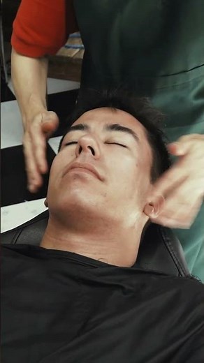 Super Relaxing ASMR Experience by Auntie 😴💈 #shorts