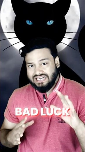 If CAT CROSSES Your Road, Why is it Called BAD LUCK? Superstition Decoded #shorts