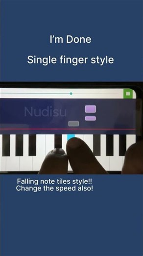 Easy Keyboard tutorial of I'm Done #viralvideo #pianolessons #musiceducation