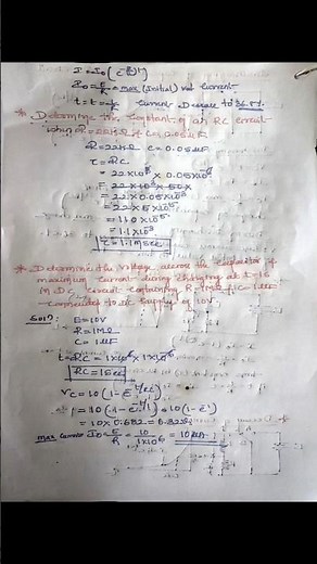 RC & RL Circuit Time Constant in 60 Seconds ⚡ | Transient Response Easy