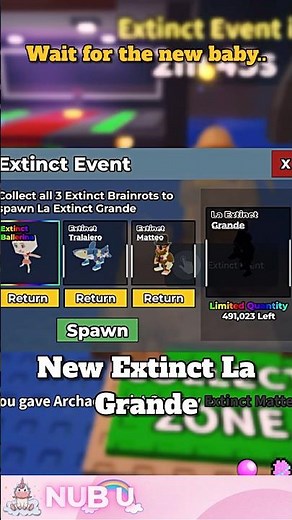 Crafting New Extinct Secret 🤫 #stealabrainrot #roblox #usa #fypviral