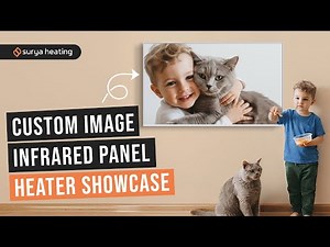Custom Image Infrared Panel Heater Showcase