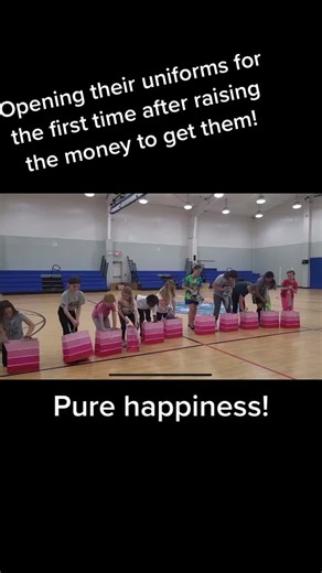 They were all so excited! #fastpitch #softball #fundraisers #uniforms #teamwork