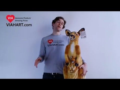 VIAHART 3 Foot Giant Kangaroo Stuffed Animal Plush | Kari the Kangaroo and Joey | Video Review