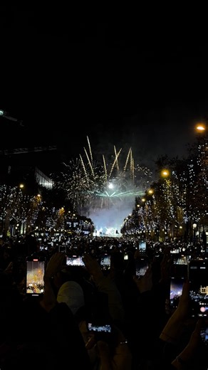 Paris tonight! #happynewyear2026 #paris #champselysees🇫🇷🇫🇷🇫🇷 #pourtoiii