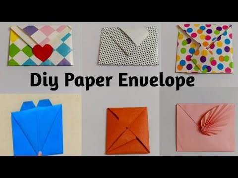 6 Easy Paper Envelope Ideas | Diy Paper Envelope | Diy Envelope Craft | Envelope