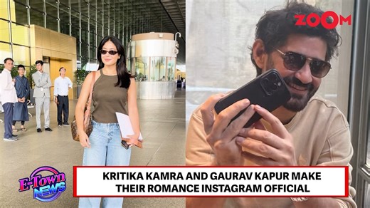 #KritikaKamra has confirmed her relationship with India’s beloved cricket host #GauravKapur on Instagram. Fans from both worlds are celebrating this adorable reveal. Tune in! #BollywoodNews #BollywoodUpdates #BollywoodCouples | Zoom TV
