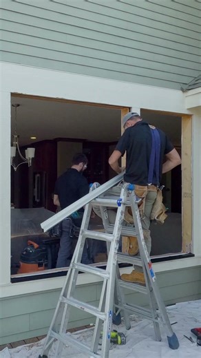 Picture & Double Hung Window Install Timelapse