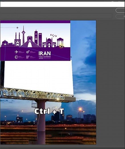 How to put the image in the banner | Photoshop Tutorial