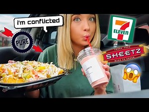 Eating ONLY Gas Station Food for 24 HOURS !!