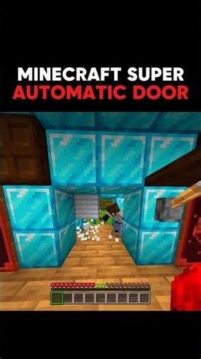 Minecraft Super Automatic Door 😭🥀