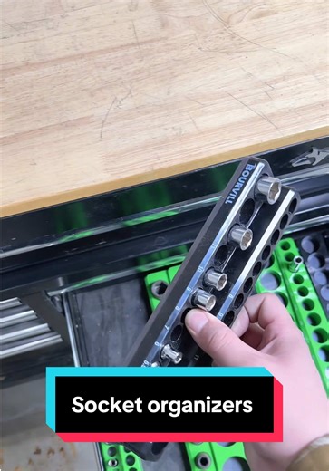 Magnetic Socket Organizer for Metric & Standard