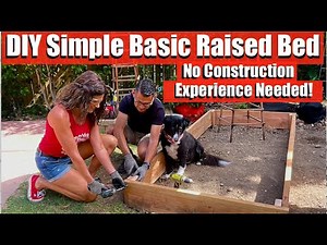 How to Build a DIY Simple Basic Raised Bed - No Construction Experience Needed!/Raised Bed Garden #5