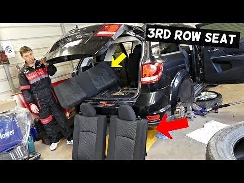HOW TO REMOVE THIRD ROW SEAT ON DODGE JOURNEY FIAT FREEMONT