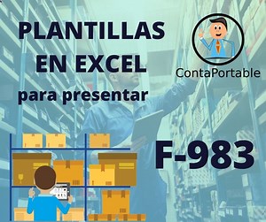 Plantilla Excel para el Informe de Inventario de Productos F-983 en línea – Contaportable