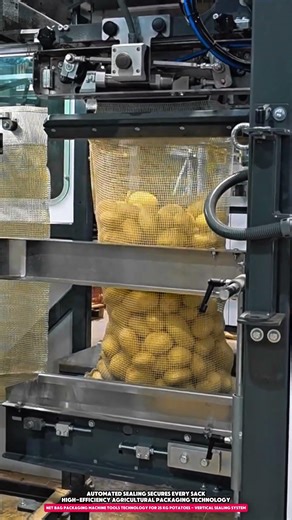Net Bag Packaging Machine Tools Technology for 25 kg Potatoes - Vertical Sealing System