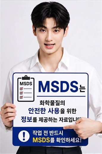 #MSDS #물질안전보건자료 #화학물질안전 #작업전확인 #안전보건 #산업안전 #직장안전 #유해물질관리 #화학물질관리 #근로자건강 #안전하고건강하게
