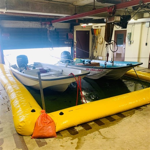 On Our Dock: High-Water Happenings at Hasler Lab