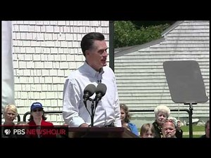Romney enters GOP race broadsiding Obama