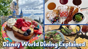 If you're trying to figure out which Disney dining options will be the best for your family... check out this quick video explaining the different dining options at Disney World! ✨🏰 | Moms with Mouse Ears