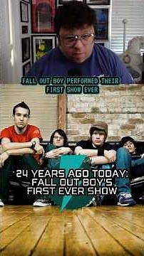 Fall Out Boy’s first show was 24 years ago today! #falloutboy