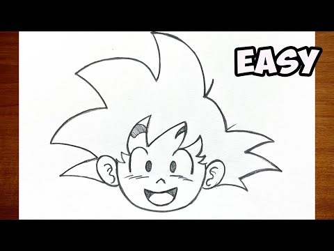 How to DRAW KID GOKU ✏️ Step by Step Super EASY (2025)
