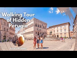 Perugia Piazzas 🇮🇹 | Walking Tour in the Heart of History