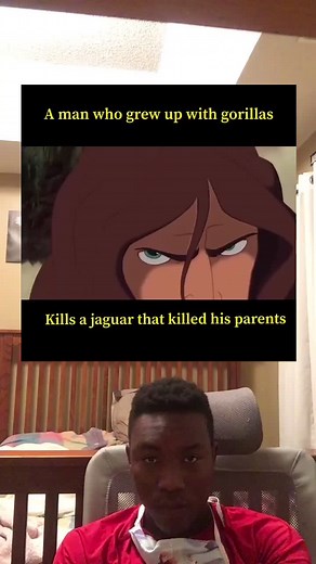 Tarzan Man Kills Jaguar in Movie Clips