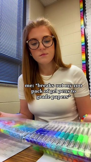 Classroom Gel Pen Grading Fun and Creativity