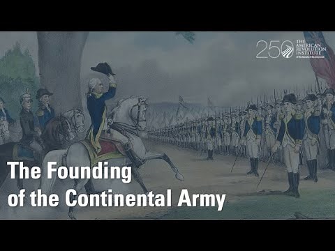The Founding of the Continental Army