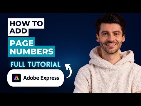 How to Add Page Numbers in Adobe Express [2026 Full Guide]