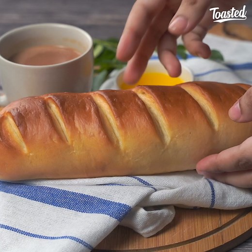 Homemade milk Bread Recipe #1 | Toasted