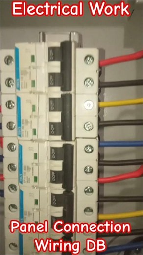 3 Phase Panel Wiring | Electrical Wire Connection #electrical #short #cable