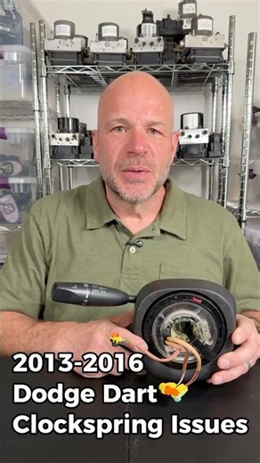 2013–2016 Dodge Dart Clockspring Symptoms & Fix