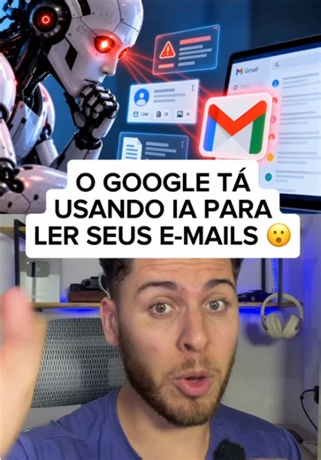 Dica urgente de segurança pra você mudar agora no seu Gmail 😮 #dicas #tecnologia #lifehack #google #curiosidades