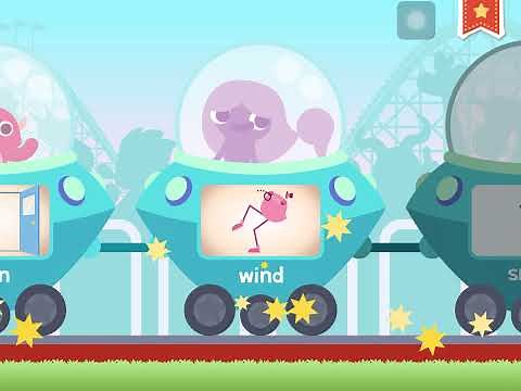Endless Learning Academy - Lesson 29 - Word vocabulary + sentences - Blue roller coaster