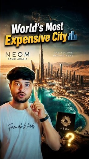 Saudi Arabia's $1000 Billion NEOM City 🏙️ #shorts
