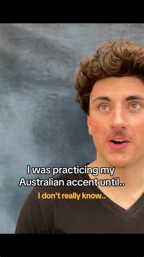 Why did i stay in the accent😂😂 #australian #accents #actor #actors #audition