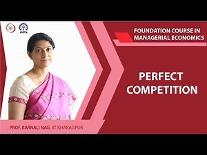 Perfect Competition