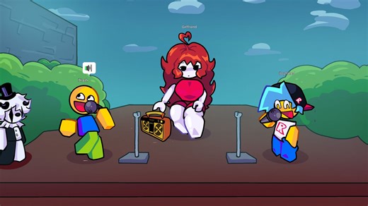 好美的gf！神曲/FNF 优质单曲模组 BLOXXIN'FUNK 流程演示