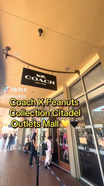 New Coach X Peanuts Collection at Citadel Outlet