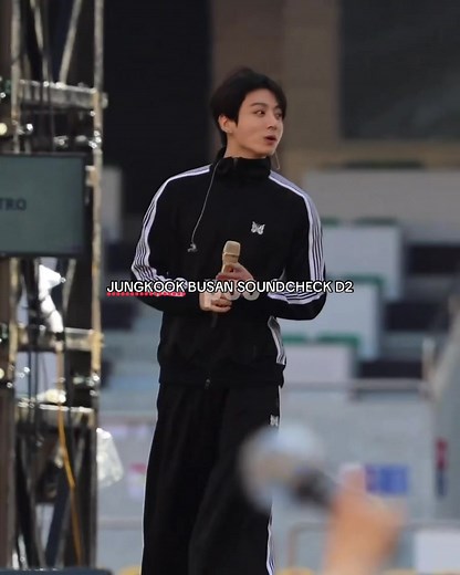 Jungkook Busan Soundcheck D2: BTS Jungkook Live Rehearsal Clips