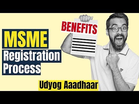 📃MSME / UDYOG AADHAAR Registration Process & Benefits ✅ Hindi | Do in 5 mins