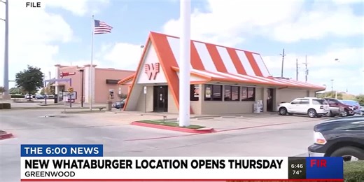 Whataburger to open first location in Greenwood