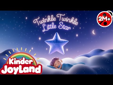 Twinkle Twinkle Little Star Song (With Lyrics) | ‪@KinderJoyland‬ Nursery Rhymes & Kids Songs.