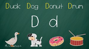 Letter D Song - _ 字母D书写