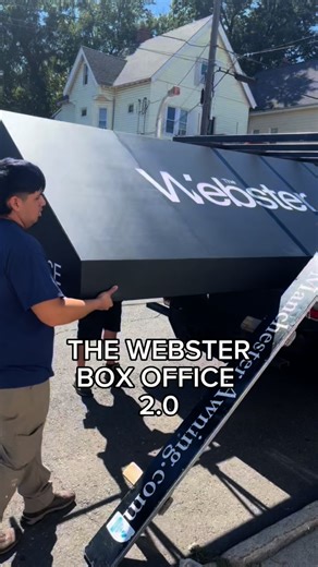 3.8K views · 47 reactions | The Webster Box Office just got a glow-up! ✨ Tickets and Compliments now available at the window ️DAILY BOX OFFICE HOURS COMING SOON!$0 Fees at our Box OfficeBig thanks to @manchester_awning for the upgrade! | The Webster | Facebook