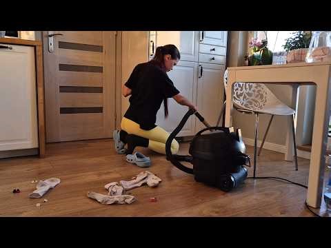 Deep Relaxation ASMR Miele Vacuum White Noise with Paper & Socks,Flipflops,Tearing Gloves